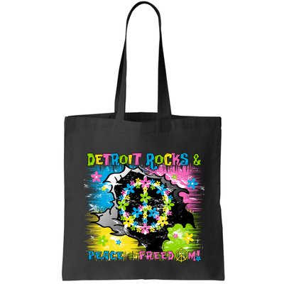 Detroit Rocks Peace Freedom Bag