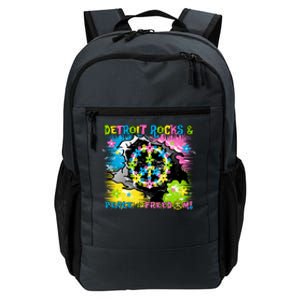 Detroit Rocks Peace Freedom Daily Commute Backpack