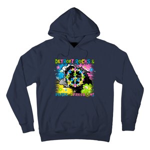 Detroit Rocks Peace Freedom Hoodie