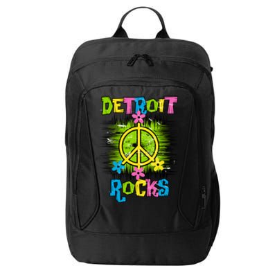 Detroit Rocks Peace City Backpack