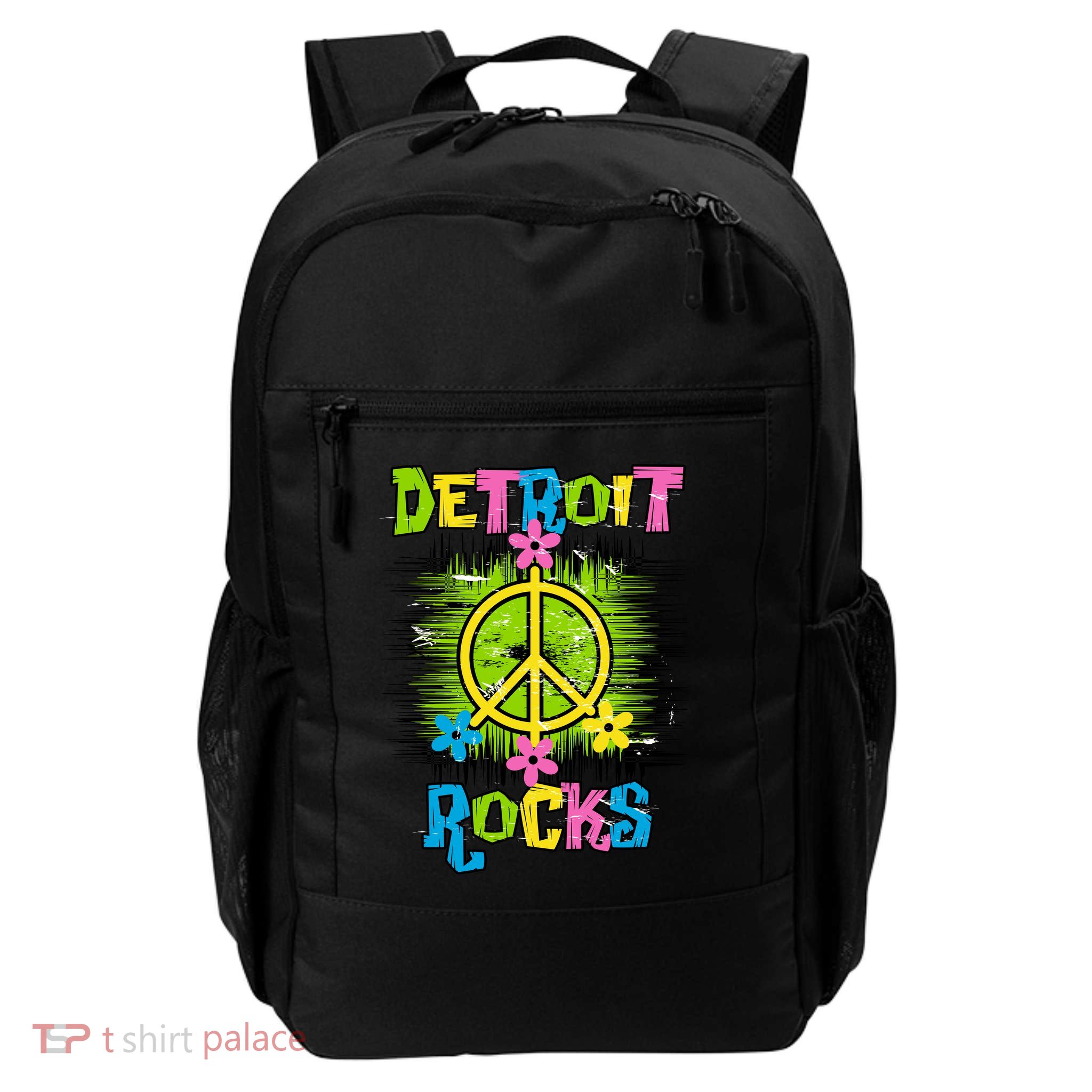 Detroit Rocks Peace Daily Commute Backpack