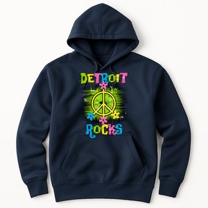 Detroit Rocks Peace Hoodie