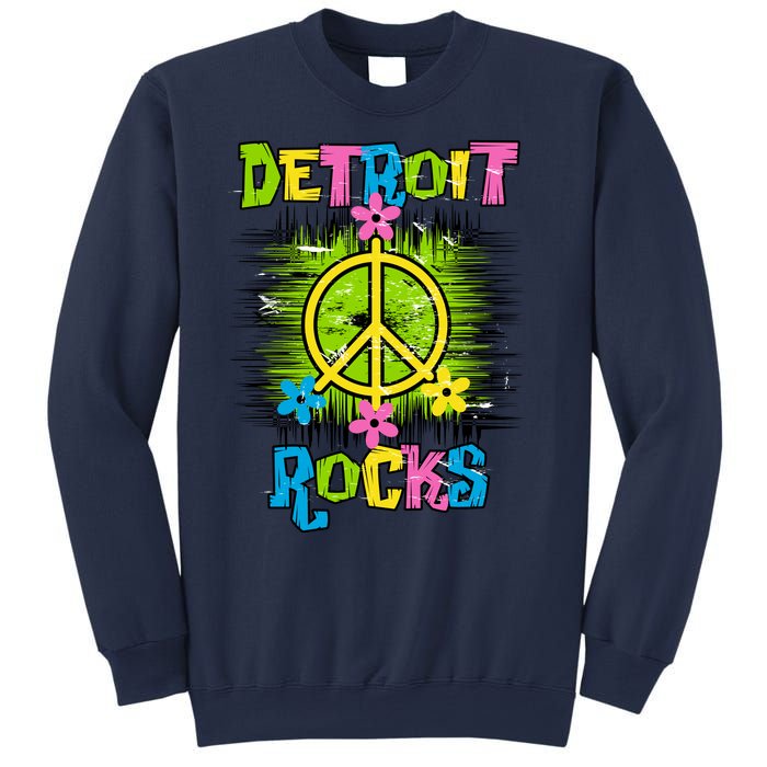 Detroit Rocks Peace Sweatshirt