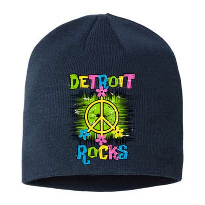 Detroit Rocks Peace Sustainable Beanie