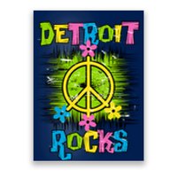 Detroit Rocks Peace Poster