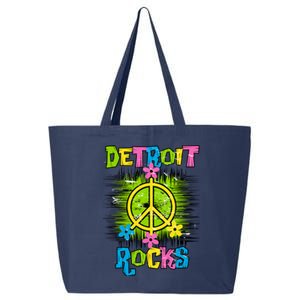 Detroit Rocks Peace 25L Jumbo Tote