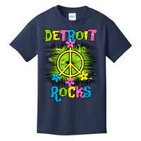 Detroit Rocks Peace Kids T-Shirt