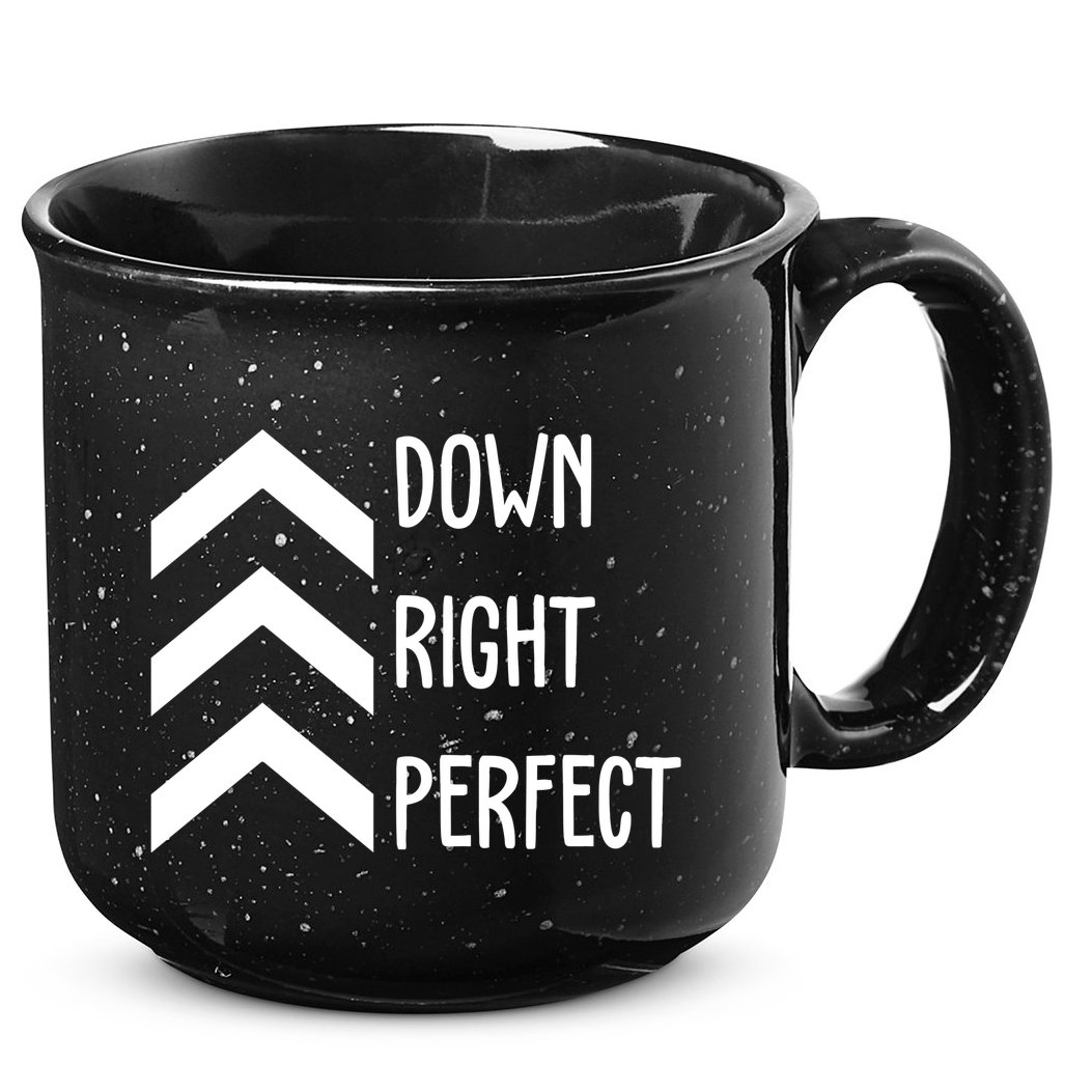 Down Right Perfect Down Syndrome Awareness 15oz Campfire Ceramic Mug