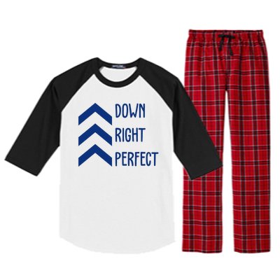 Down Right Perfect Down Syndrome Awareness Raglan Sleeve Pajama Set