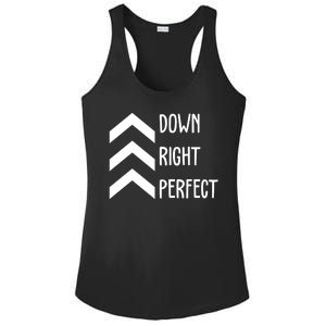 Down Right Perfect Down Syndrome Awareness Ladies PosiCharge Competitor Racerback Tank