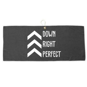 Down Right Perfect Down Syndrome Awareness Large Microfiber Waffle Golf Towel