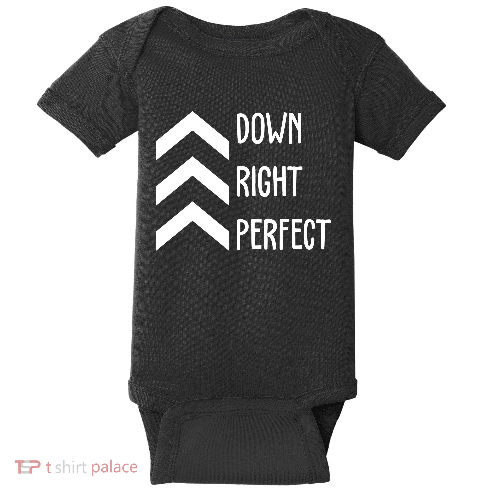 Down Right Perfect Down Syndrome Awareness Baby Bodysuit
