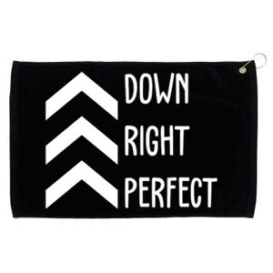 Down Right Perfect Down Syndrome Awareness Grommeted Golf Towel