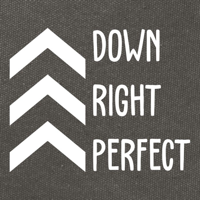 Down Right Perfect Down Syndrome Awareness Cotton Canvas Backpack