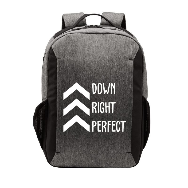 Down Right Perfect Down Syndrome Awareness Vector Backpack