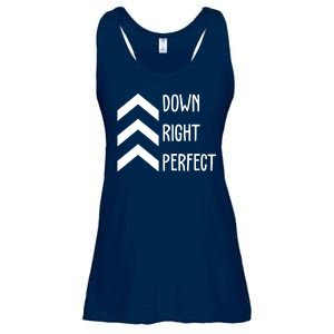 Down Right Perfect Down Syndrome Awareness Ladies Essential Flowy Tank