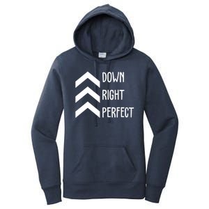 Down Right Perfect Down Syndrome Awareness Women's Pullover Hoodie