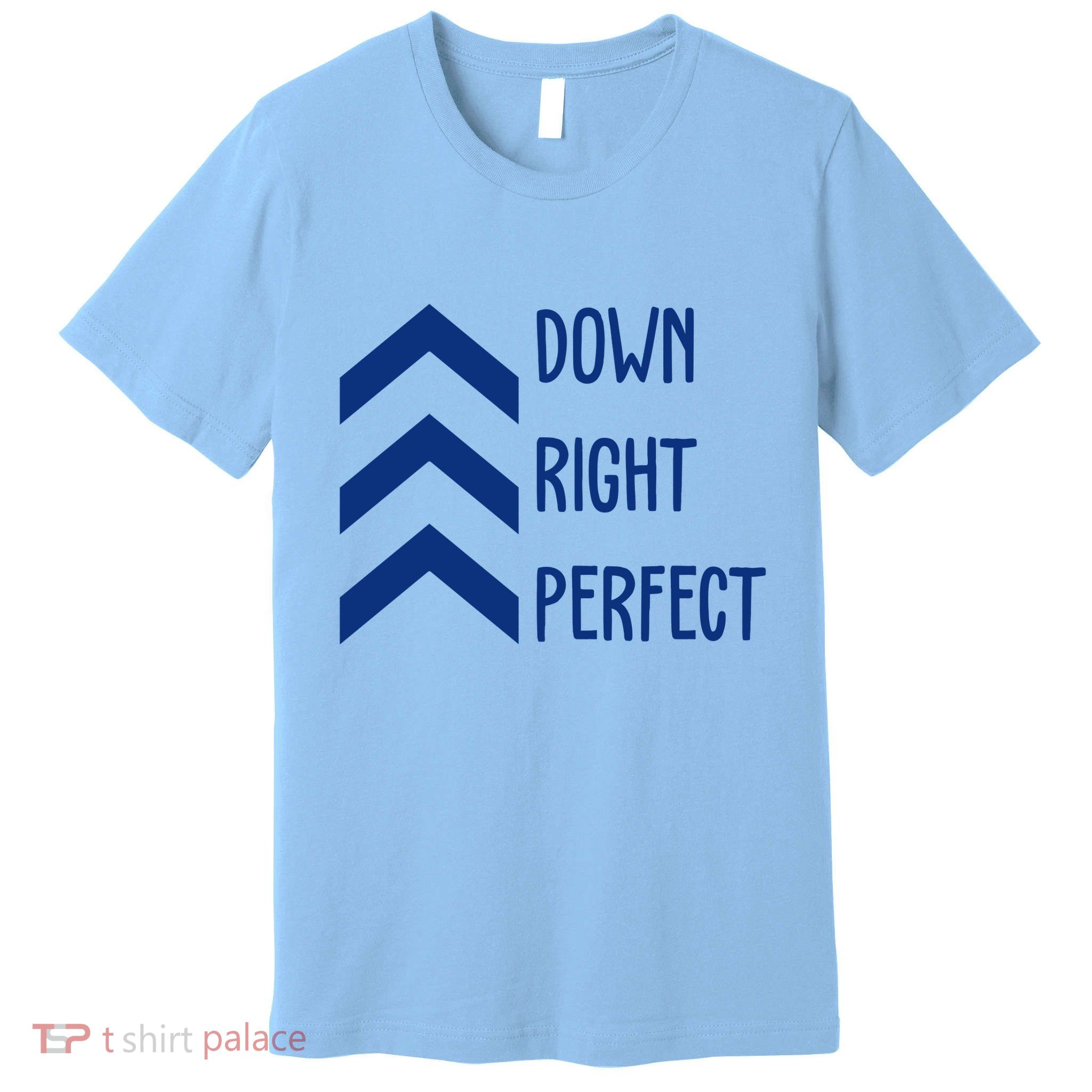 Down Right Perfect Down Syndrome Awareness Premium T-Shirt