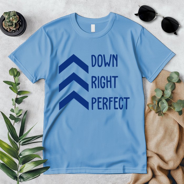 Down Right Perfect Down Syndrome Awareness Premium T-Shirt