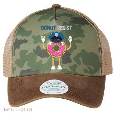 Donut Resist Police Officer Blue Line Donut Graphic Plus Size Shirt For Girl Boy Legacy Tie Dye Trucker Hat