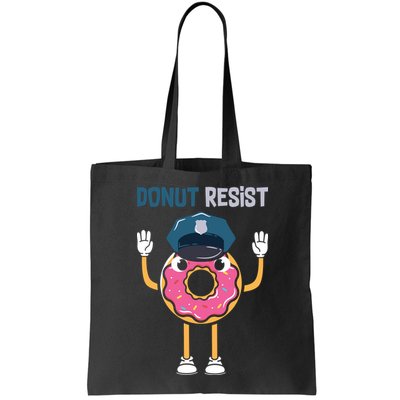 Donut Resist Police Officer Blue Line Donut Graphic Plus Size Shirt For Girl Boy Bag