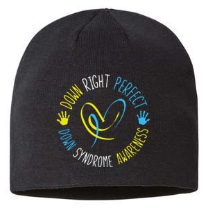 Down Right Perfect Down Syndrome Awareness Sustainable Beanie