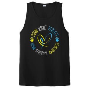 Down Right Perfect Down Syndrome Awareness PosiCharge Competitor Tank