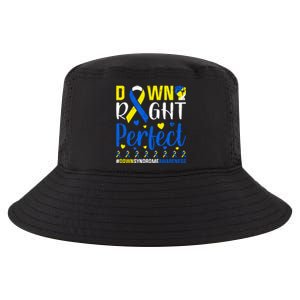 Down Right Perfect Down Syndrome Awareness Day Gift Cool Comfort Performance Bucket Hat