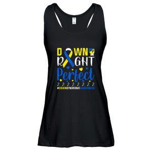 Down Right Perfect Down Syndrome Awareness Day Gift Ladies Essential Flowy Tank