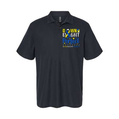 Down Right Perfect Down Syndrome Awareness Day Gift Softstyle Adult Sport Polo