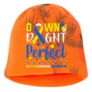 Down Right Perfect Down Syndrome Awareness Day Gift Kati - Camo Knit Beanie