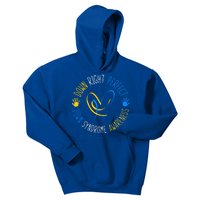 down right perfect down syndrome awareness Kids Hoodie