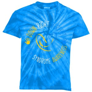 down right perfect down syndrome awareness Kids Tie-Dye T-Shirt