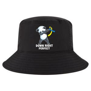 Down Right Perfect Dabbing Panda Down Syndrome Awareness Gift Cool Comfort Performance Bucket Hat