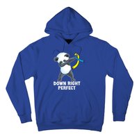 Down Right Perfect Dabbing Panda Down Syndrome Awareness Gift Hoodie