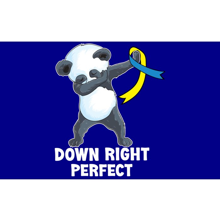 Down Right Perfect Dabbing Panda Down Syndrome Awareness Gift Bumper Sticker