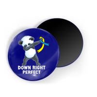 Down Right Perfect Dabbing Panda Down Syndrome Awareness Gift Magnet