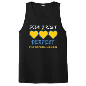 Down Right Perfect Down Syndrome Awareness PosiCharge Competitor Tank