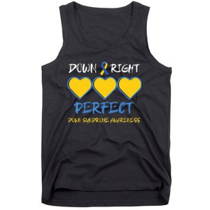 Down Right Perfect Down Syndrome Awareness Tank Top