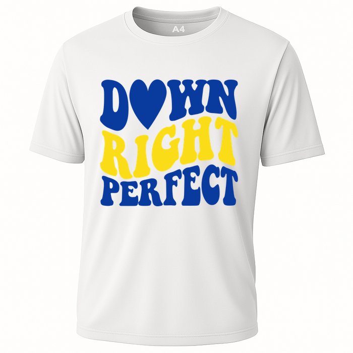 Down Right Perfect Down Syndrome Awareness Performance Shirt