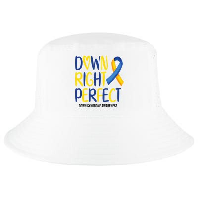 Down Right Perfect Down Syndrome Awareness Cool Comfort Performance Bucket Hat