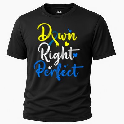 Down Right Perfect Down Syndrome Awareness Performance Shirt