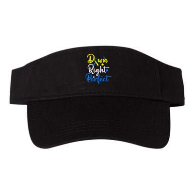 Down Right Perfect Down Syndrome Awareness Visor