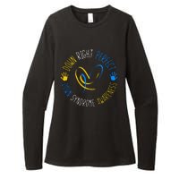 down right perfect down syndrome awareness Womens CVC Long Sleeve Shirt