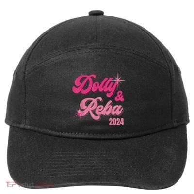 Dolly Reba Pink Groovy Style 7-Panel Snapback Hat