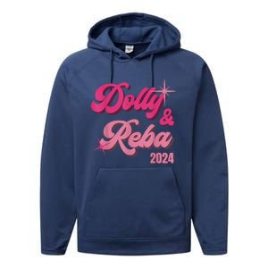 Dolly Reba Pink Groovy Style Performance Fleece Hoodie