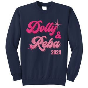 Dolly Reba Pink Groovy Style Tall Sweatshirt