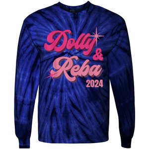 Dolly Reba Pink Groovy Style Tie-Dye Long Sleeve Shirt