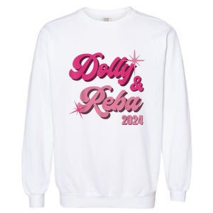 Dolly Reba Pink Groovy Style Garment-Dyed Sweatshirt