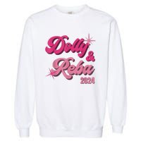 Dolly Reba Pink Groovy Style Garment-Dyed Sweatshirt